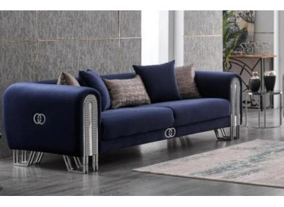 Complete Set 2-piece Luxury Furniture Upholstery Fabric Sofa Suite 3+3 Seater New