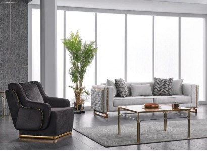 Designer couches soft sofa cushions sofa set couches 3+1 seater 2-piece set