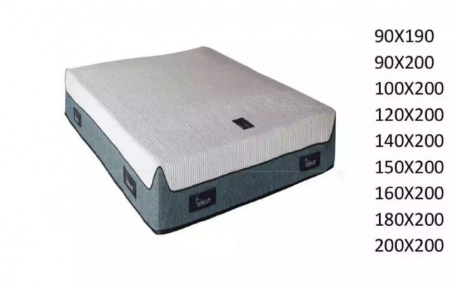 High-Quality Hotel Mattress 25cm King Size Extra Thick Mattress 160x200cm