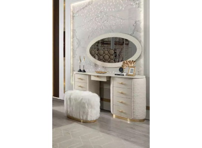Makeup table set console mirror bedroom furniture design stool set new
