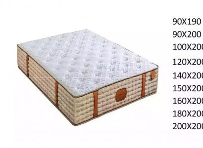 High-Quality Hotel Mattress 25cm King Size Extra Thick Mattress 200x200cm