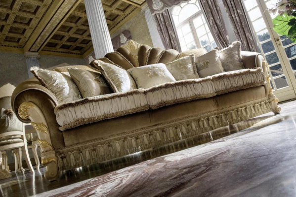 Classic Designer Couch Upholstery Sofa Set 3+1+1 Seater Couches Sofas Textile