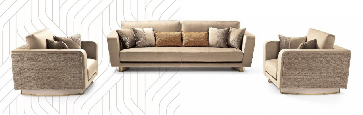 Luxury furniture sofa set couch sofa upholstery 3+2 seat couches sofas 2-piece Italy