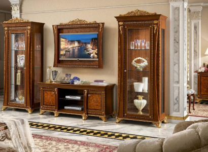 TV stand cabinet luxury living room wall unit living room line new set showcase wood furniture