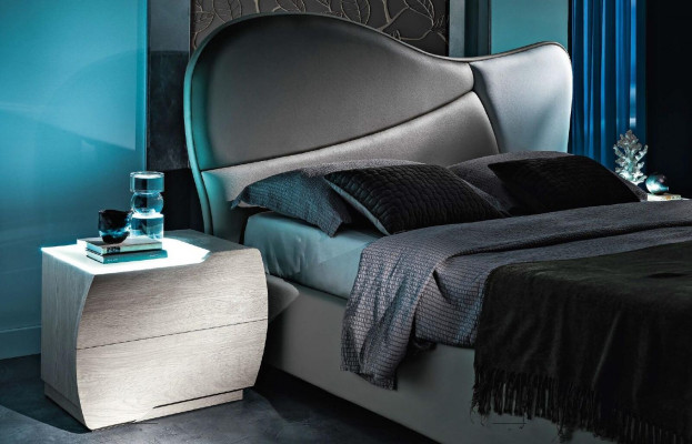 6-piece bedroom set bed, nightstand, dresser, mirror, wardrobe suite