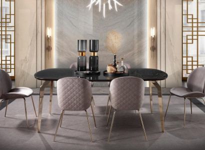 Set table tables luxury wood furniture new dining room group complete set 7 pcs
