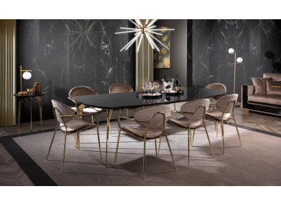 Furniture Set Group Table + 6 Chair Set Dining Table Suite Dining Room 7-piece.