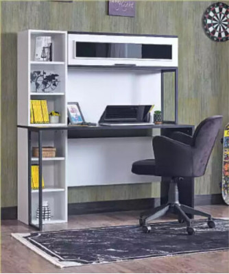 Children's room bedroom furniture complete room youth room black white 3-piece.