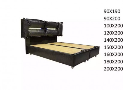 Wood Design Bed Double Luxury Marriage Modern Hotel Frame Sleep Room Beds