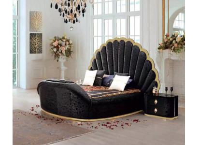 Bedroom bed 2x nightstands luxury bed set complete design furniture 3-piece set. New.