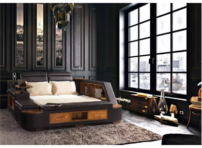 Multifunctional Bed Double Beds Modern Bed Frame Beds 180x200cm Hotel New