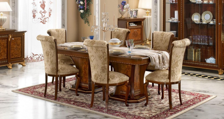 Dining Room Set Furniture Chairs 6x Group Dining Set Antique Style Table 7-piece New