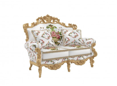 Classic Upholstery Couches Bench Sofa Sofas Furniture Sofa Two-Seater 2 Seats Italy