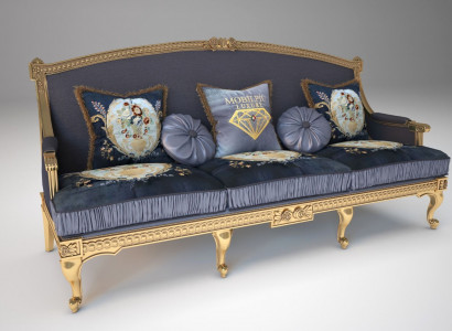 Sofas Couches Seating Sets Design Club 3-Seater Sofa Couch Upholstered 3-Seater Textile