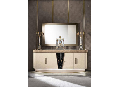 Dresser with mirror wood dressers furniture cabinet bedroom luxury sideboard new