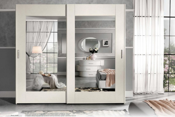 Luxury wardrobe with sliding doors bedroom closet cabinets wood modern