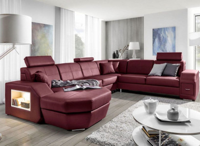 Noble design upholstered corner sofa suite living landscape sofas couches seat