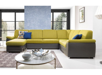 Corner sofa living area sofa couch upholstery corner set U shape fabric sofas new