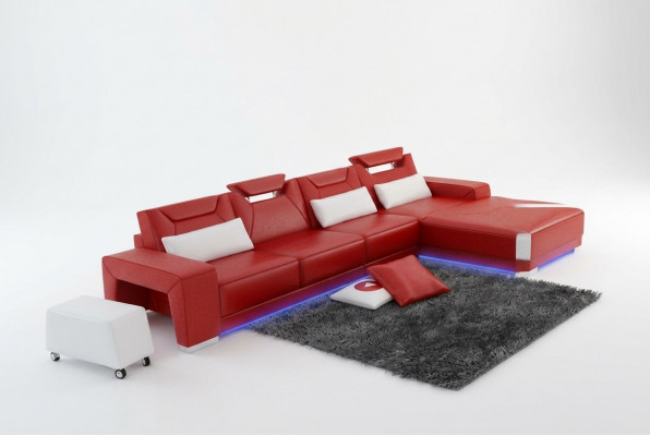 Leather sofa couch living area corner sofa corner set design modern sofa F3011C