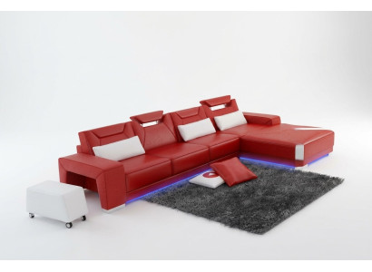 Leather sofa couch living area corner sofa corner set design modern sofa F3011C