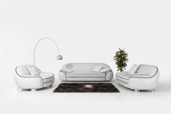 Leather sofa couch sofa set 3+2+1 seater suite design modern sofa F3013