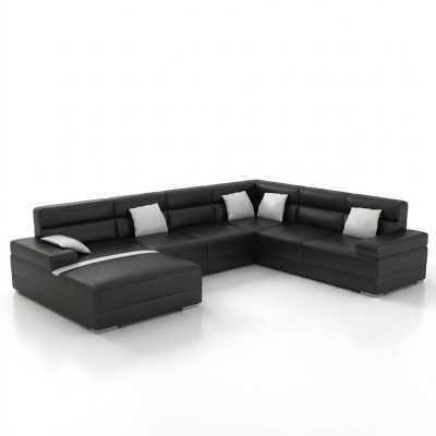 Leather sofa couch living landscape corner sofa corner set design modern sofa F3016 new