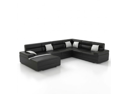 Leather sofa couch living landscape corner sofa corner set design modern sofa F3016 new