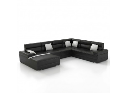 Leather sofa couch living landscape corner sofa corner set design modern sofa F3016 new
