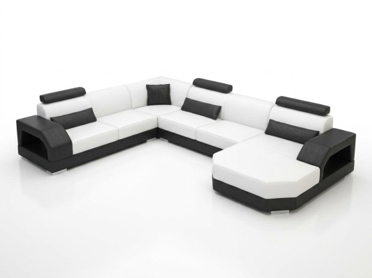 Leather sofa couch living landscape corner sofa corner suite design modern sofa G8001