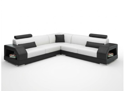Leather sofa couch living landscape corner sofa corner ensemble design modern sofa G8001B