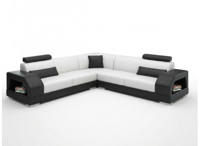 Leather sofa couch living landscape corner sofa corner ensemble design modern sofa G8001B