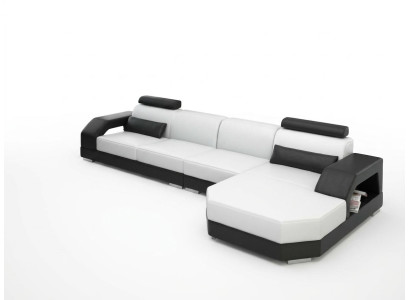 Leather sofa couch living landscape corner sofa corner suite design modern sofa G8001C