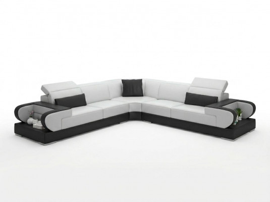 Leather Sofa Couch Living Landscape Corner Sofa Corner Suite Design Modern Sofa G8002B