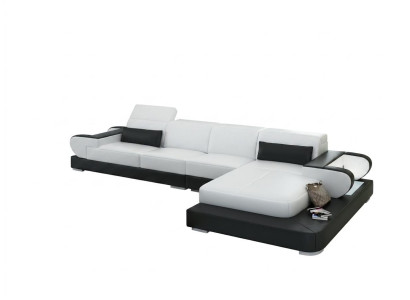 Leather sofa couch living landscape corner sofa corner suite design modern sofa G8002C