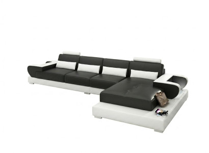Leather sofa couch living area corner sofa corner suite design modern sofa G8003C