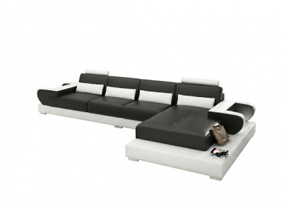 Leather sofa couch living area corner sofa corner suite design modern sofa G8003C