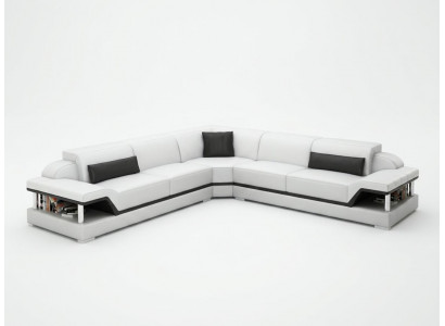 Leather sofa couch living landscape corner sofa corner ensemble design modern sofa G8004B
