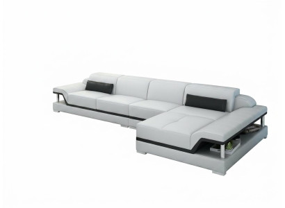 Design Leather Sofa Couch Upholstered Corner Suite Seating Suite Leather Couches 8004C