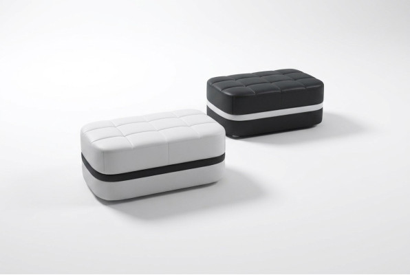 Design upholstered stool footstool ottoman seat padded pouffe