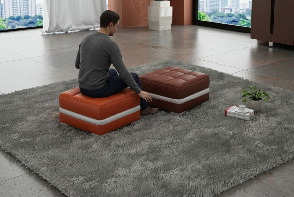 Design upholstered stool footstool ottoman seat padded pufa FT002