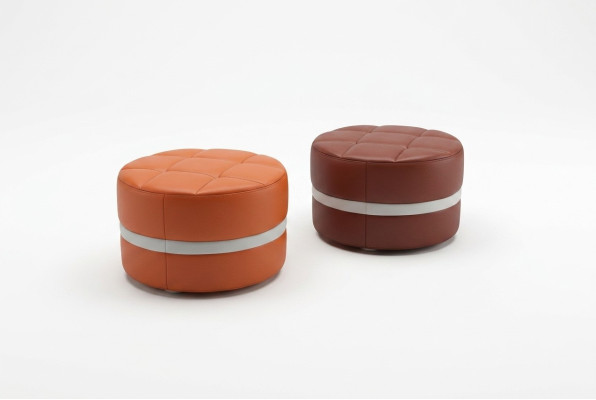 Designer upholstered stool footstool ottoman seat padded pufa FT003