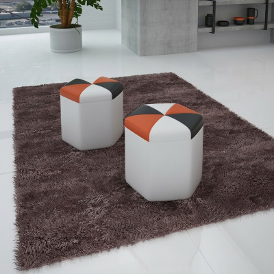 Design upholstered stool footstool ottoman seat chaise padded FT004
