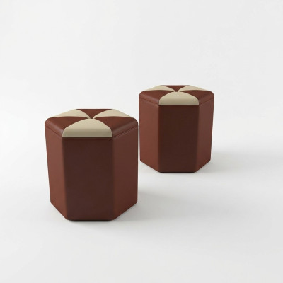 Design upholstery stool footstool ottoman seat padded pouf FT007