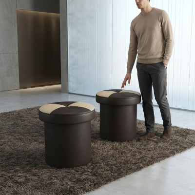 Design Upholstered Stool Footstool Ottoman Seat Padded FT008