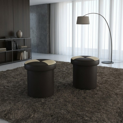 Design Upholstered Stool Footstool Ottoman Seat Padded FT008