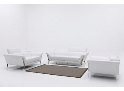 3-seater (without 2+1) sofa couch upholstery XXL big sofas leather seat design