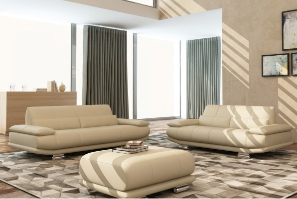 Sofa Couch Upholstery 3-Seater Leather Sofas Sets Couches Seating Design