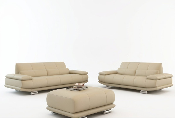 Sofa Couch Upholstery 3-Seater Leather Sofas Sets Couches Seating Design