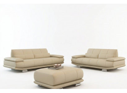 Sofa Couch Upholstery 3-Seater Leather Sofas Sets Couches Seating Design