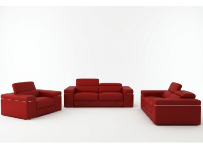 Sofa Upholstery Couch Seat 3-Seater XXL Big Sofas Couches Leather 3 Seats New